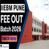 IIEBM Pune Fee Structure 2026 Out; Check Programme-Wise Fees Here!